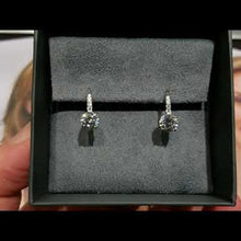Load and play video in Gallery viewer, Lafonn Simulated Diamond Round Cut Leverback Earrings
