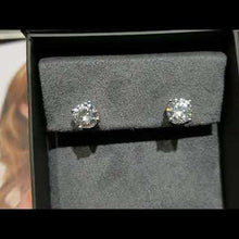 Load and play video in Gallery viewer, Lafonn 4.00 Carat Simulated Diamond Round Stud Earrings
