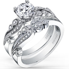Load image into Gallery viewer, Kirk Kara &quot;Angelique&quot; Scrollwork Diamond Wedding Band
