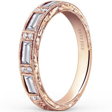 Load image into Gallery viewer, Kirk Kara &quot;Charlotte&quot; Diamond Baguette Wedding Band
