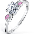 Load image into Gallery viewer, Kirk Kara &quot;Dahlia&quot; Leaf Motif Pink Sapphire Engagement Ring
