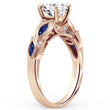 Load image into Gallery viewer, Kirk Kara &quot;Dahlia&quot; White Gold Marquise Cut Blue Sapphire Diamond Engagement Ring
