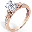 Load image into Gallery viewer, Kirk Kara &quot;Lori&quot; Emerald Cut Diamond Engagement Ring
