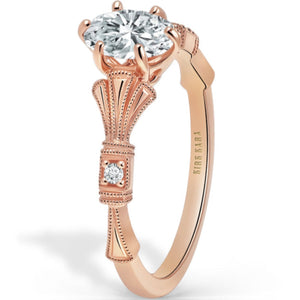 Kirk Kara "Lori" Oval Cut Diamond Engagement Ring