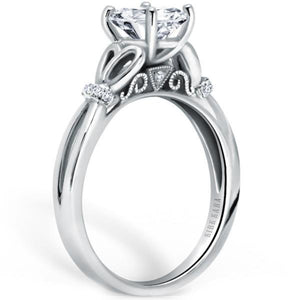 Kirk Kara Pirouetta Split Shank High Polish Diamond Engagement Ring
