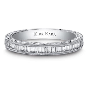 Kirk Kara "Stella" Baguette Cut Diamond Wedding Band