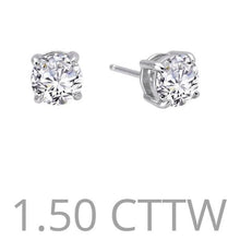 Load image into Gallery viewer, Lafonn 1.50 Carat Simulated Diamond Round Stud Earrings
