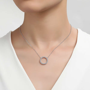 Lafonn Large Classic Open Circle Necklace