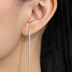 Lafonn Linear Simulated Diamond Drop Dangle Earrings