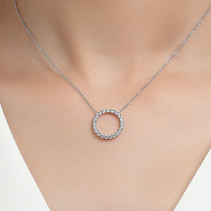 Lafonn Medium Classic Open Circle Necklace