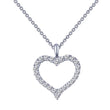Load image into Gallery viewer, Lafonn Simulated Diamond Heart Pendant
