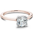 Load image into Gallery viewer, Noam Carver Hidden Halo Solitaire Double Prong Engagement Ring
