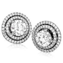 Load image into Gallery viewer, Simon G. 18K White Gold Diamond Double Halo Earring &quot;Jackets&quot;
