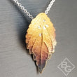 Load image into Gallery viewer, Simon G. 18K Yellow Gold Organic Allure Diamond Leaf Pendant
