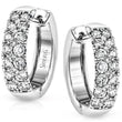 Load image into Gallery viewer, Simon G. Classic Pave Diamond Huggie Earrings
