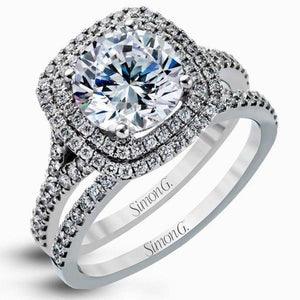 Simon G. Classic Prong Set Diamond Wedding Ring