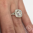 Load image into Gallery viewer, Simon G. Double Cushion Shaped Halo Split Shank Diamond Engagement Ring
