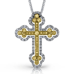 Simon G. Heavenly Faith Diamond Cross