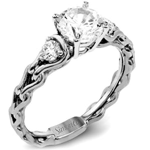 Simon G. Organic Style "Love Links" Diamond Engagement Ring