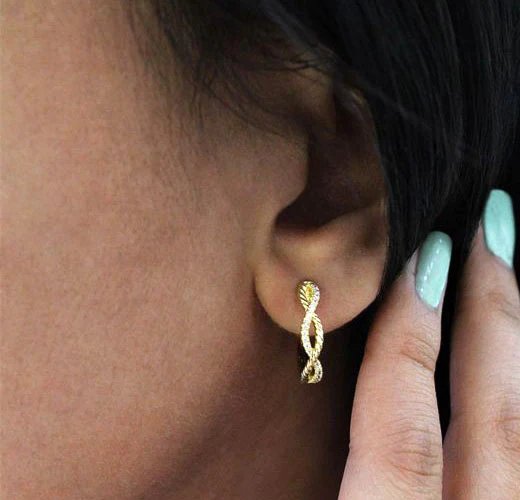 Gold Locking Secure Earring Backs for Studs, Silicone Earring Backs  Replacements for Studs/Droopy Ears, No-Irritate Hypoallergenice Earring  Backs for Adults&Kids 