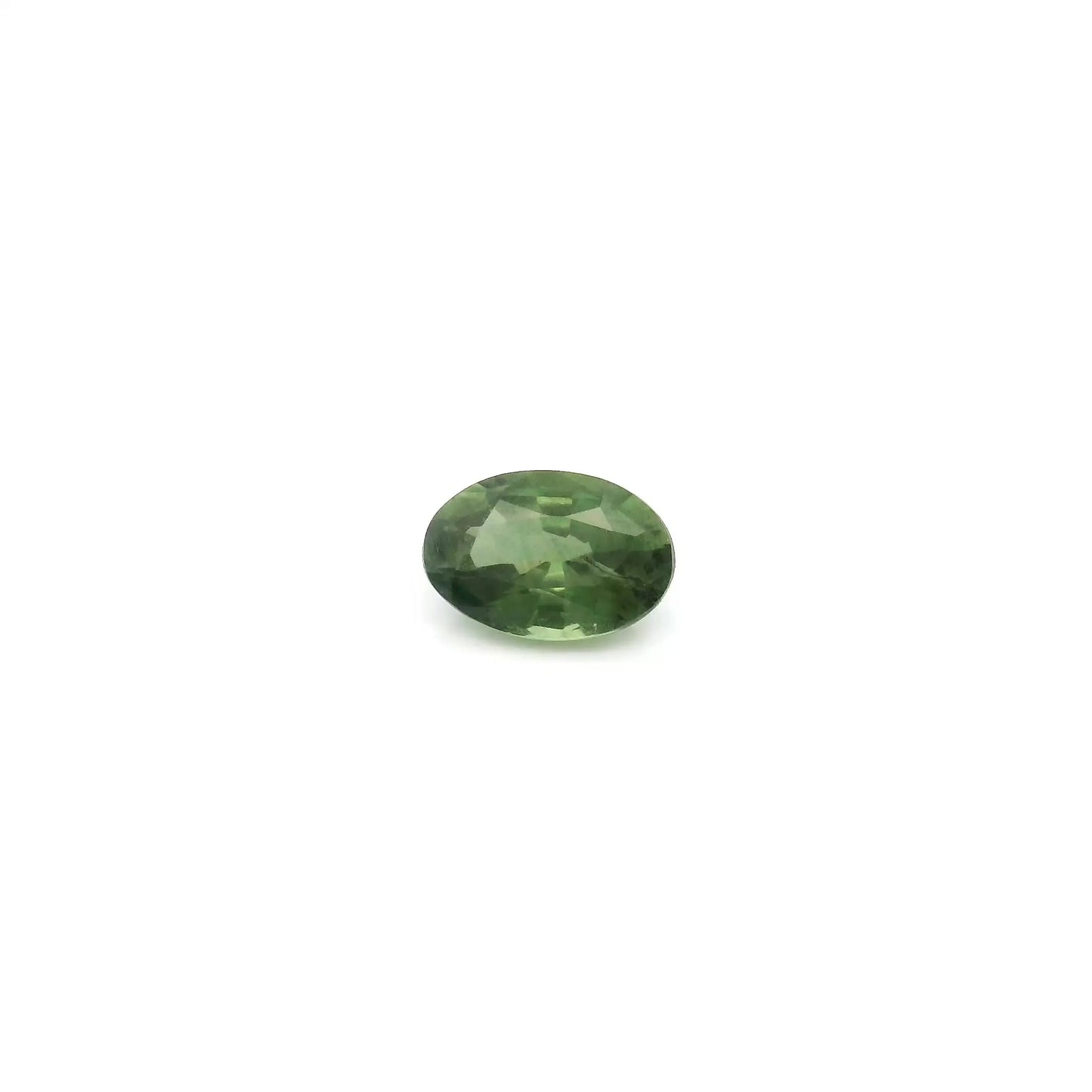 0.58ct Oval Natural Sapphire (Colour Green, Clarity Eye Clean, Cut Faceted)
