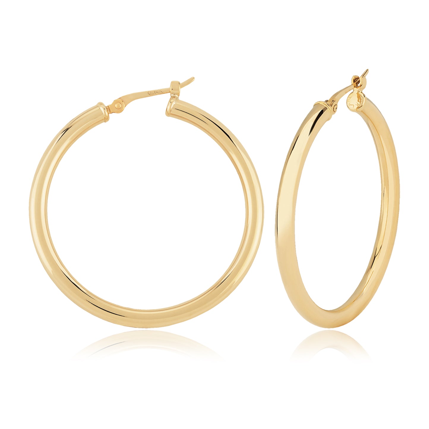 Ben Garelick Classic Gold Hoop Earrings