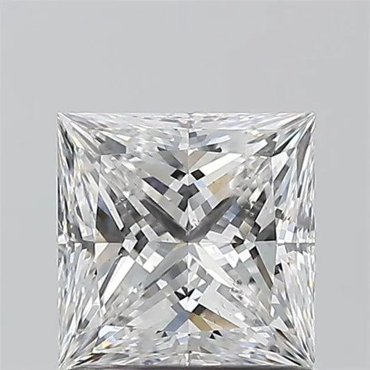 1.02ct Princess Natural Diamond (Colour D, Clarity SI2, GIA Certified)
