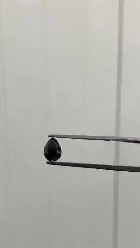 1.15ct Pear Natural Diamond (Colour Fancy Black, Clarity VVS2, Cut EX, GIA Certified)