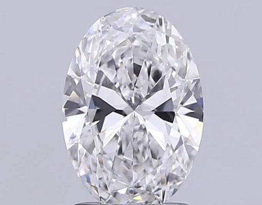 1.20ct Oval Lab Grown Diamond (Colour E, Clarity VS2, IGI Certified)