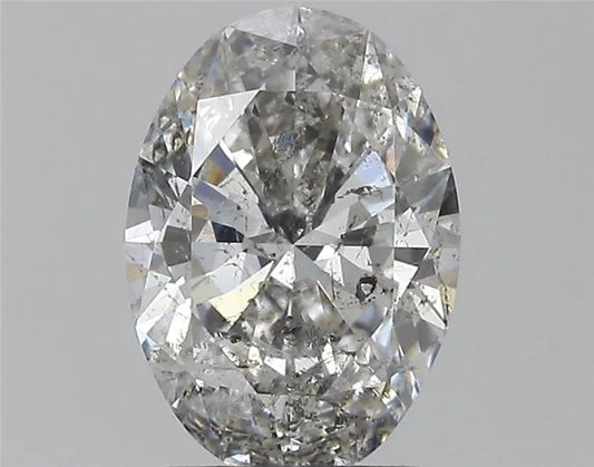 1.51ct Oval Natural Diamond (Colour H, Clarity I2, GIA Certified)