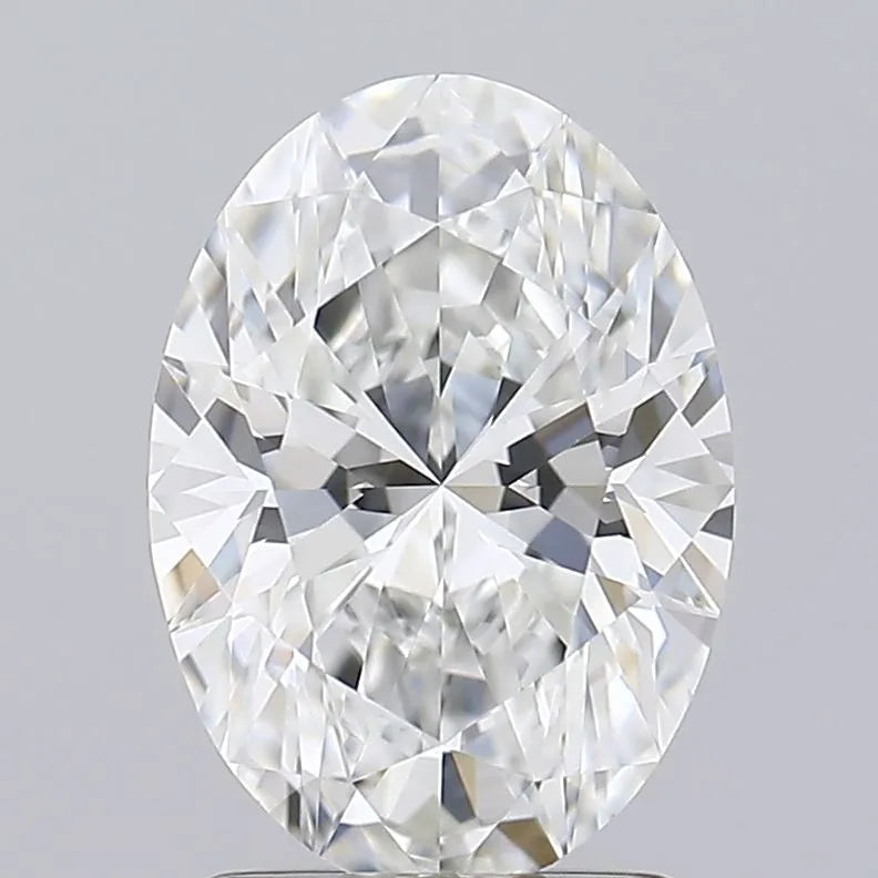 1.57ct Oval Lab Grown Diamond (Colour E, Clarity VS2, IGI Certified)