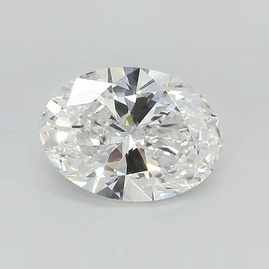 2.64ct Oval Lab Grown Diamond (Colour E, Clarity VVS1, IGI Certified)