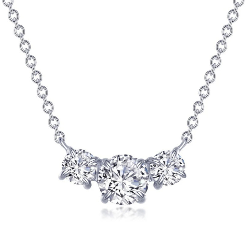 Three Diamond Pendants
