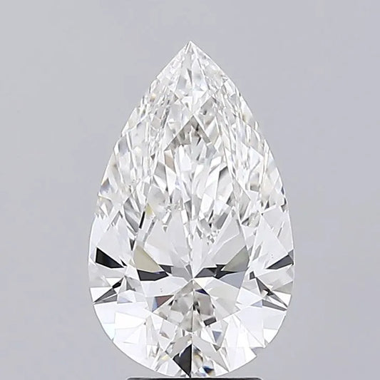 3.59ct Pear Lab Grown Diamond (Colour G, Clarity VS1, IGI Certified)