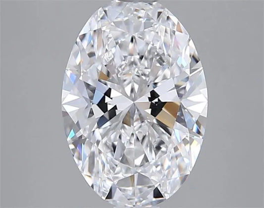 2.02ct Oval Lab Grown Diamond (Colour D, Clarity VVS2, IGI Certified)