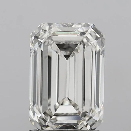 2.03ct Emerald Lab Grown Diamond (Colour G, Clarity VS1, IGI Certified)