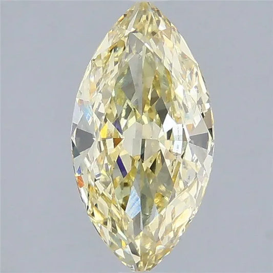 2.04ct Marquise Lab Grown Diamond (Colour Fancy Intense Yellow, Clarity VS1, IGI Certified)