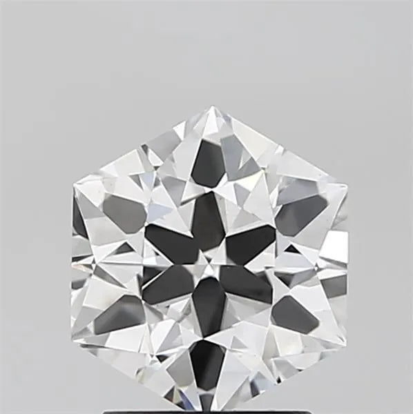 2.07ct Hexagonal Lab Grown Diamond (Colour E, Clarity VS1, IGI Certified)