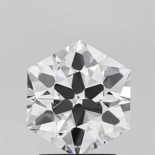 2.07ct Hexagonal Lab Grown Diamond (Colour E, Clarity VS1, IGI Certified)