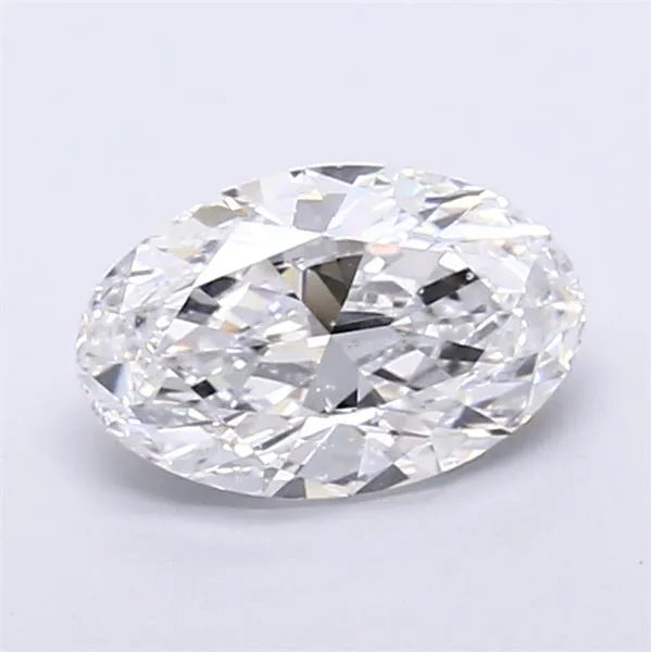 2.09ct Oval Lab Grown Diamond (Colour D, Clarity SI1, IGI Certified)
