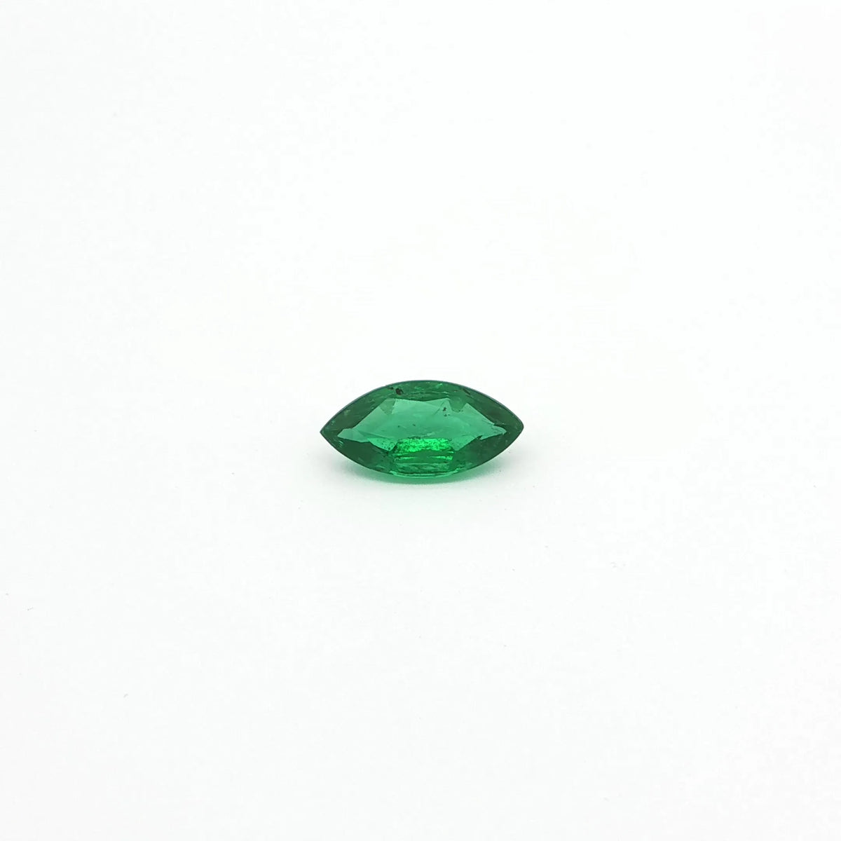 2.14ct Marquise Natural Emerald (Colour Green, Clarity Slightly Included, Cut Faceted)