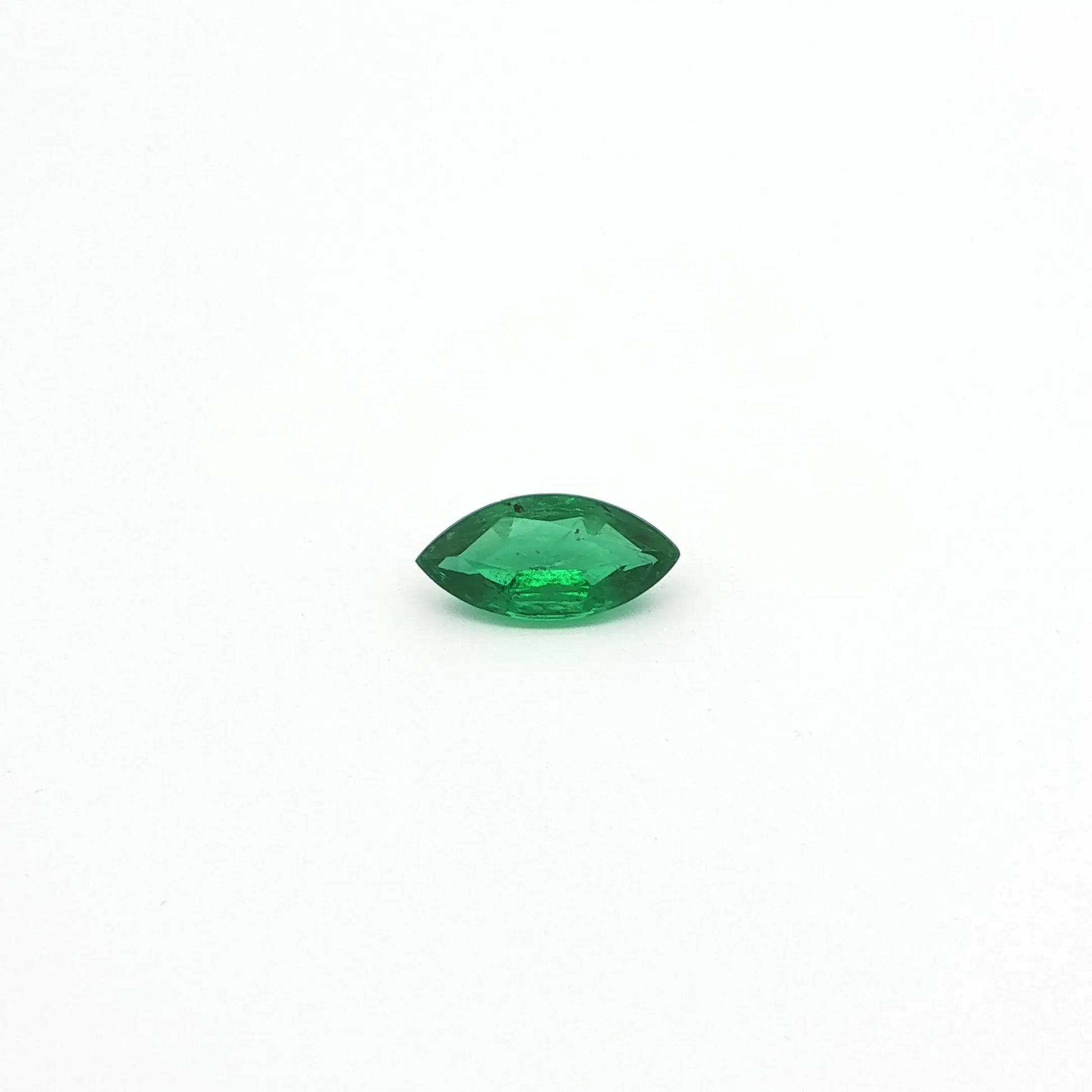 2.14ct Marquise Natural Emerald (Colour Green, Clarity Slightly Included, Cut Faceted)