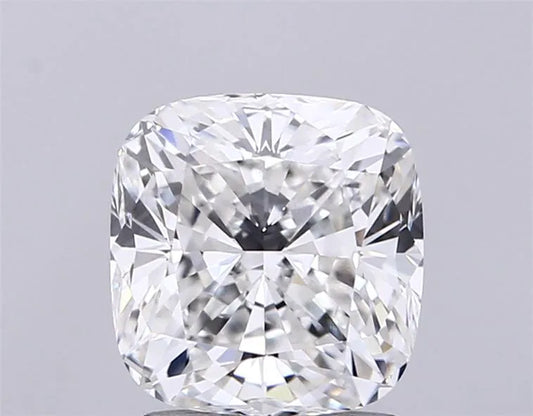 2.51ct Cushion modified Lab Grown Diamond (Colour F, Clarity VVS2, IGI Certified)
