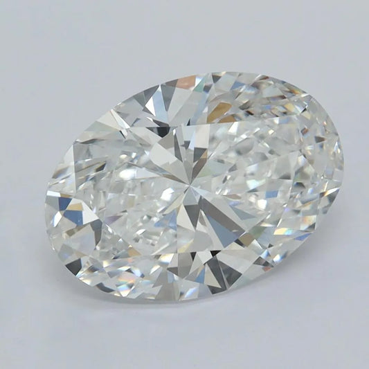 2.52ct Oval Lab Grown Diamond (Colour E, Clarity VVS2, IGI Certified)