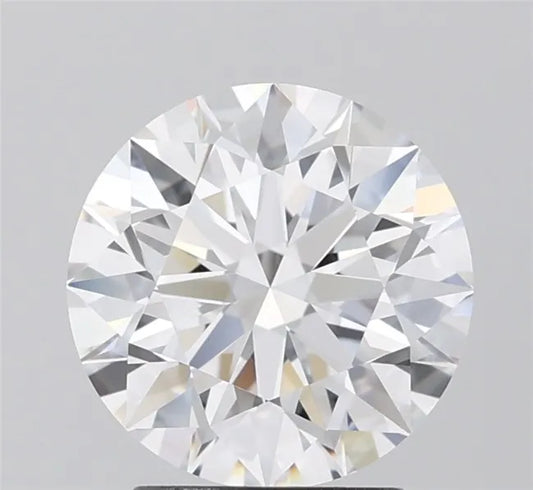 2.60ct Round Lab Grown Diamond (Colour D, Clarity IF, Cut EX, IGI Certified)