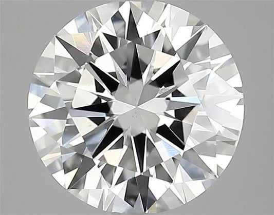 2.60ct Round Lab Grown Diamond (Colour E, Clarity VVS2, Cut EX, IGI Certified)