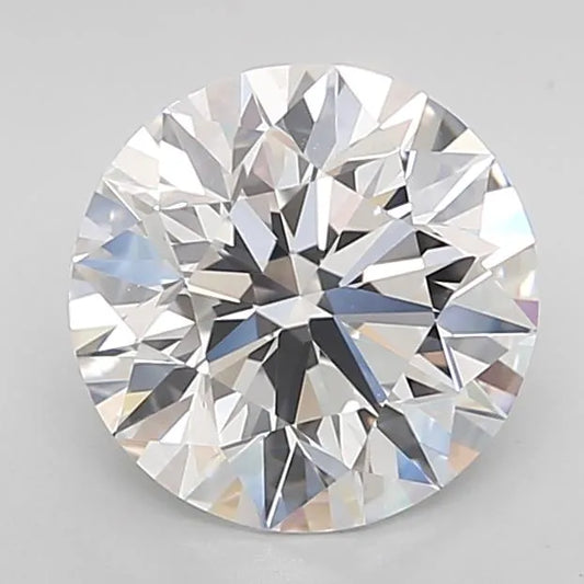 2.70ct Round Lab Grown Diamond (Colour D, Clarity VVS1, Cut EX, IGI Certified)