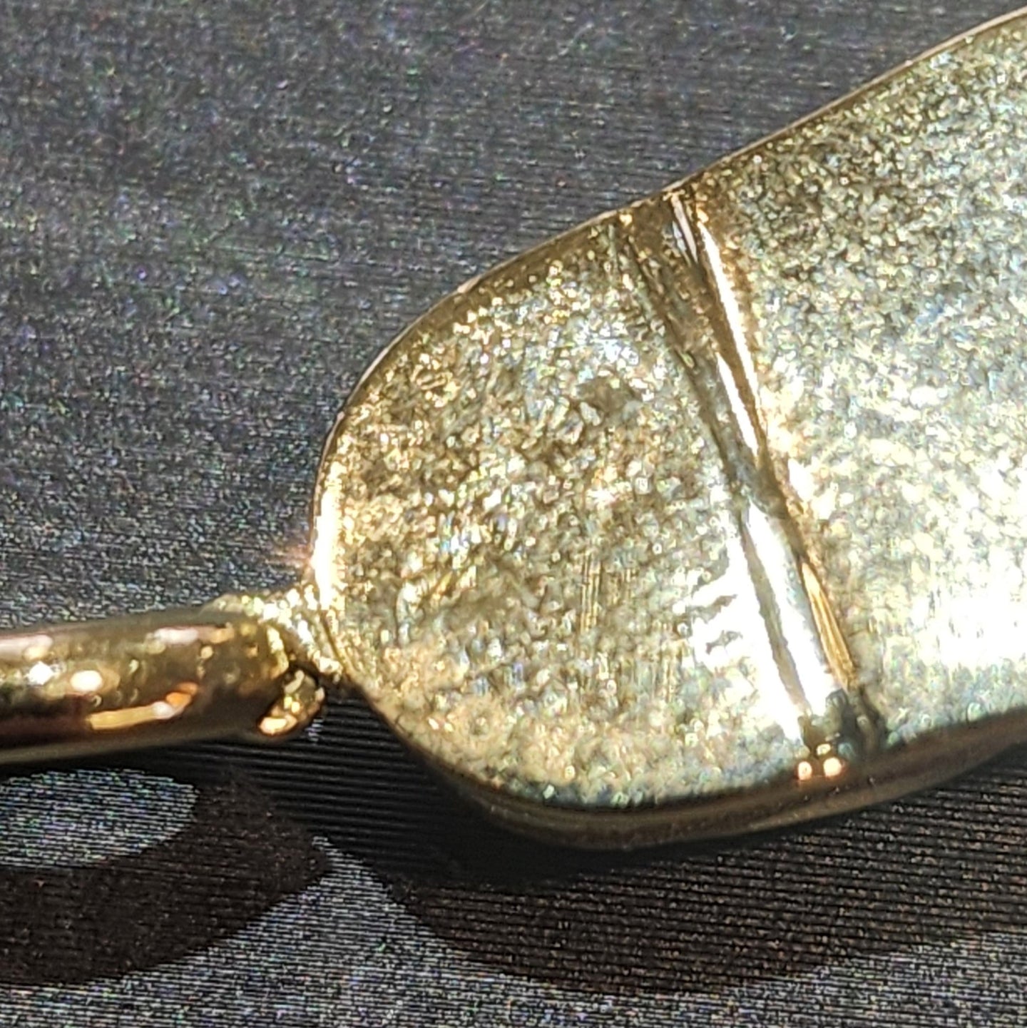 Aaron Basha Estate 18K Yellow Gold Diamond Ballet Shoe Charm