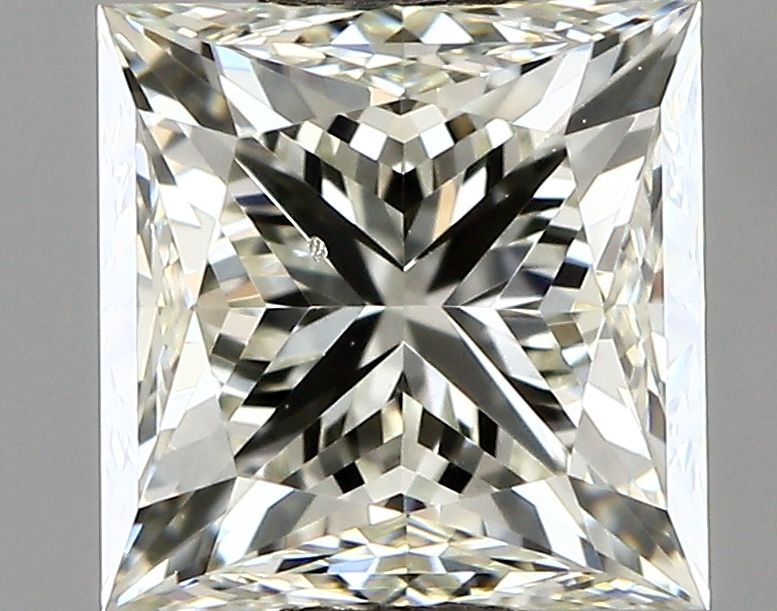 220000155282- 1.00 ct princess HRD certified Loose diamond, J color | SI1 clarity