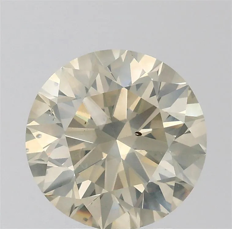 3.01ct Round Natural Diamond (Colour M, Clarity I1, Cut EX, IGI Certified)